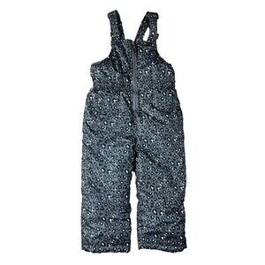 Pink Platinum Insulated Overall Snow Ski Bib  3T  Gray Print Snow Boarding Pants
